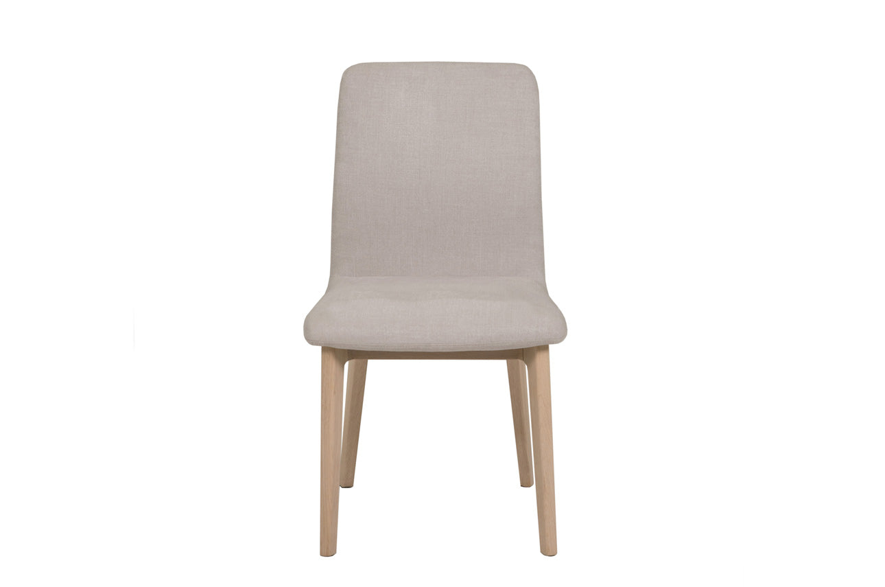 Natural fabric on sale dining chairs