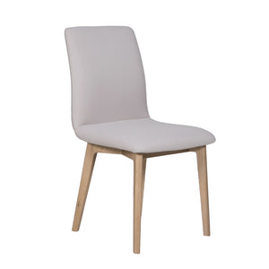 Elegant oak leather chair - Baobab Dining Chair