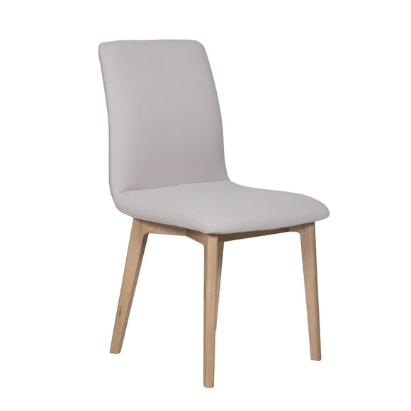 Elegant oak leather chair - Baobab Dining Chair