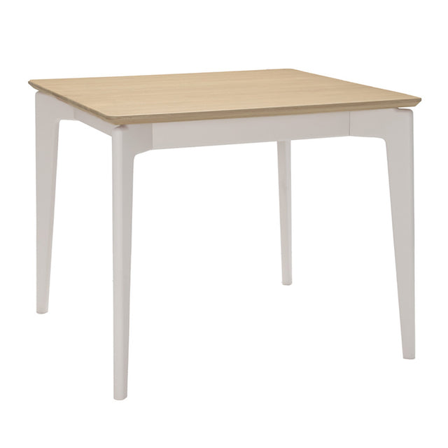 Baobab Dining Set with Square American White Oak Table and 4 Scandi Dining Chairs for Modern Dining Rooms