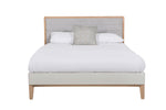 Upholstered headboard double bed - Baobab Furniture