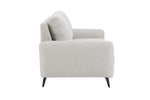 Elegant 3 seater sofa Barnaby Fixed oatmeal color
