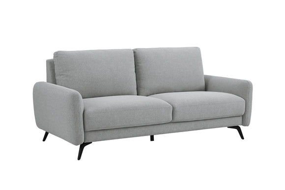 Modern 3 seater sofa Barnaby Fixed in grey
