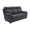 Comfortable three-seater with sleek lines.