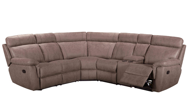 Baxter Corner Sofa Console Unit Brown