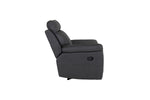 Recliner with ergonomic support.
