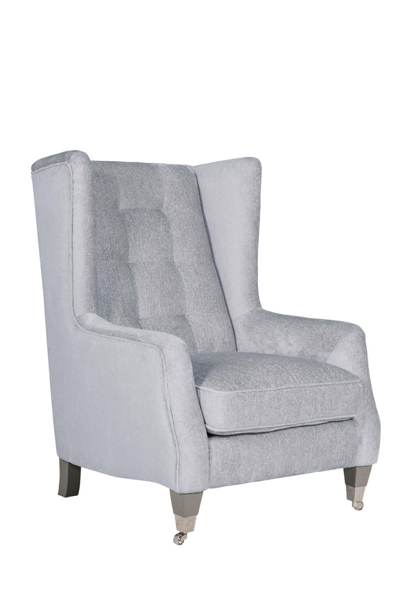 Belvedere Throne Chair Silver - Accent Chairs Transform Your Living Room