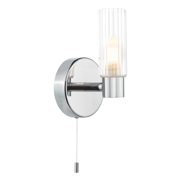 Bolton Bathroom Wall Light polished chrome for stylish bathroom lighting