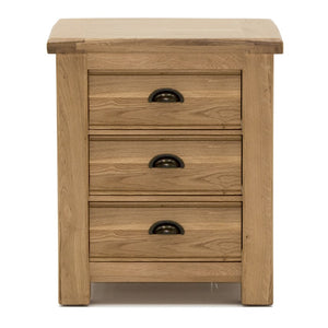 Stylish wooden bedside table for your bedroom decor.