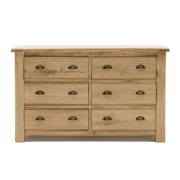 Timeless bedroom storage with our chest of drawers.