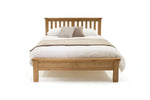 Premium wood king size bed frames with oil finish