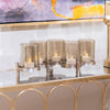 Elegant Bubble Candle Holder 5 Glass Gold for Cozy Ambience

