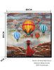 Stunning canvas featuring Cappadocia's iconic air balloons.
