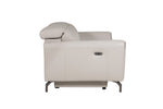 Modern 2 Seater Cream Leather Recliner Sofa - Buy Now!