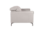 Modern Cream Leather 3 Seater Sofa - Buy Now!