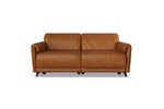 Modern Brown Leather 3 Seater Sofa Recliner - Buy Now!