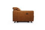 Elevate Your Living Room with the Tan Electric Recliner Sofa.