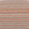 Scatterbox Outdoor Cushion Capri 43x43cm Coral close view picture of the zipper