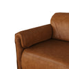 Contemporary Tan Leather Couch - Your Perfect Relaxation Spot.