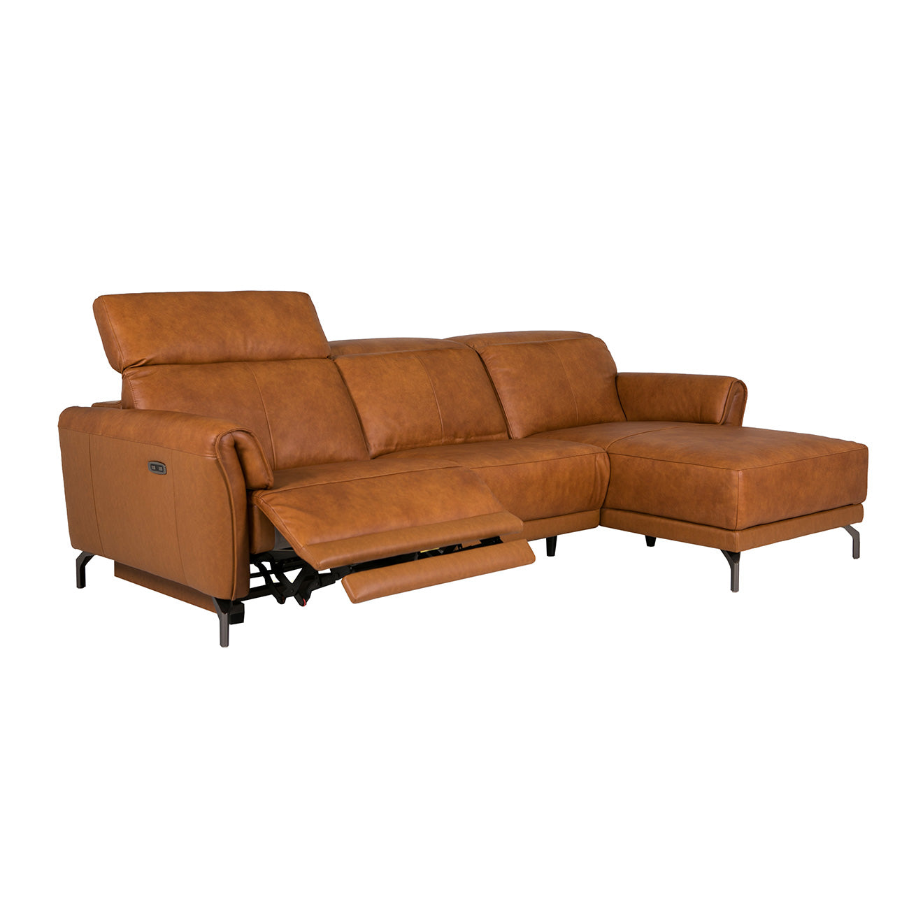 Tan l deals couch