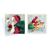Traditional Christmas cards featuring Santa Claus from Cards XMAS SQ Trad Santa 10 Pack
