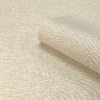 Belgravia Carmella Plain Textured Vinyl Wallpaper Cream