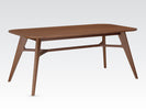 Stylish dining table and chairs Carrington Walnut Dining Set