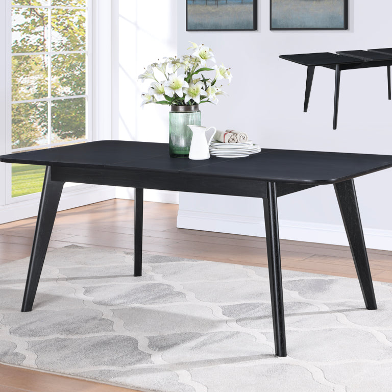 Carrington Black Extendable Dining Set