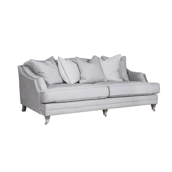 Silver 4 Seater Sofa - A Touch of Opulence for Your Home
