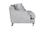 Luxury Meets Spacious Seating with Silver 4 Seater Couch