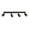 Cawley 4 Light Bar Spotlight Matt Black picture on the white background