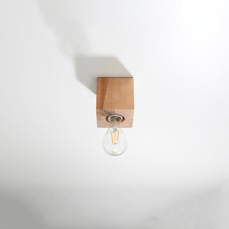 Sollux Lighting Ceiling Lamp ARIZ Natural Wood