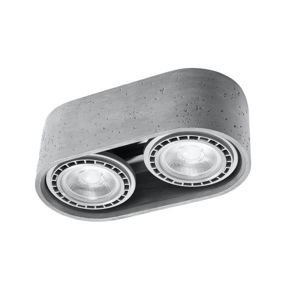 Modern flush mount ceiling light
Ceiling lamp BASIC 2 concrete
