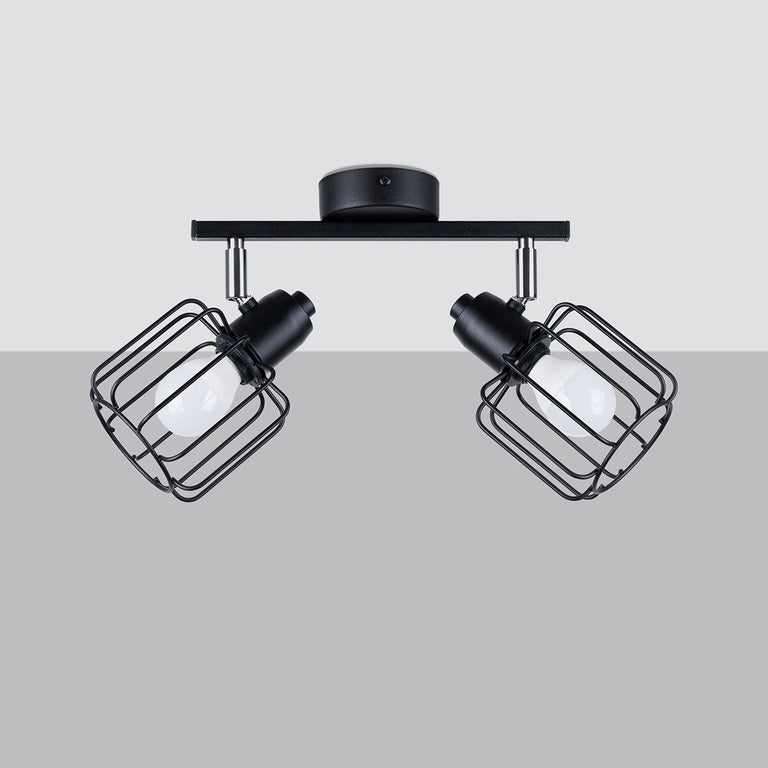 Sollux Lighting Ceiling Lamp BELUCI 2 Black