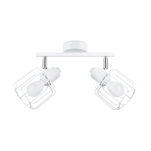 Elegant Sollux Lighting CCeiling lamp BELUCI 2 white  combining functionality and style