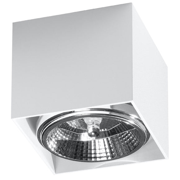 Ceiling lamp BLAKE white Space-saving and ideal for low ceilings