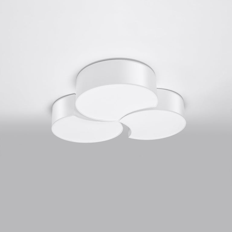Sollux Lighting Ceiling Lamp CIRCLE 3B White
