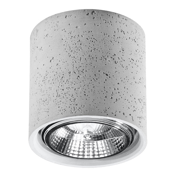 LED ceiling lights flush mount Sollux Lighting Ceiling Lamp Cullo Concrete
