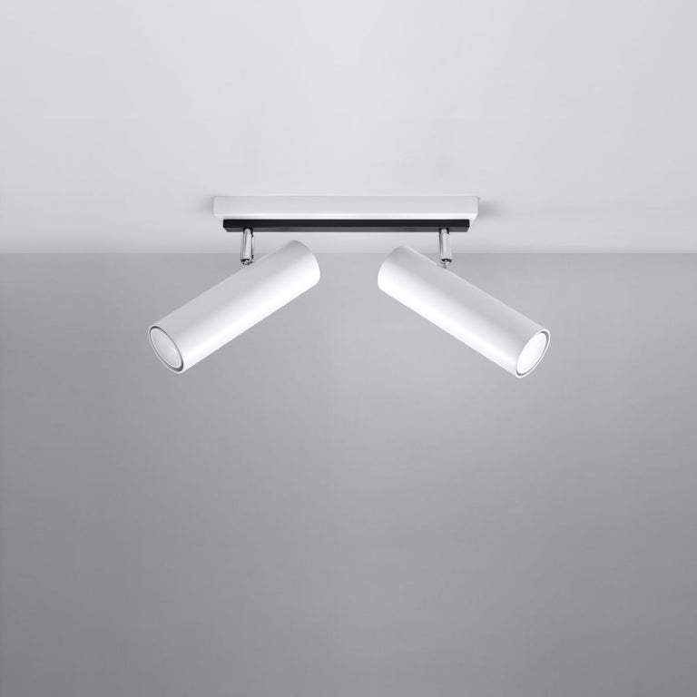 Sollux Lighting Ceiling Lamp DIREZIONE 2 White