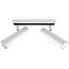 Flush semi flush ceiling lights with a stylish white finish