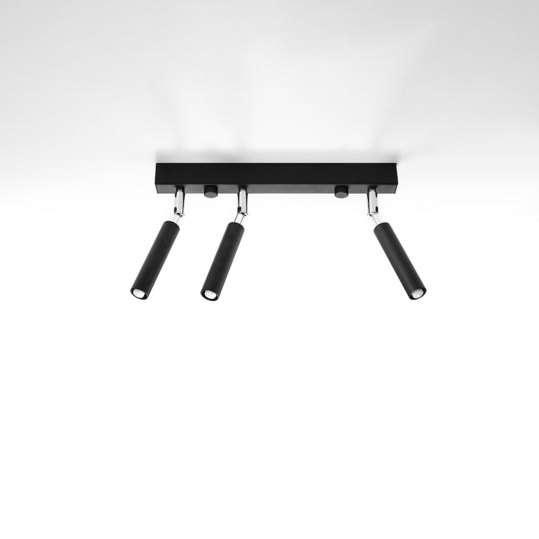 Sollux Lighting Ceiling Lamp EYETECH 3 Black