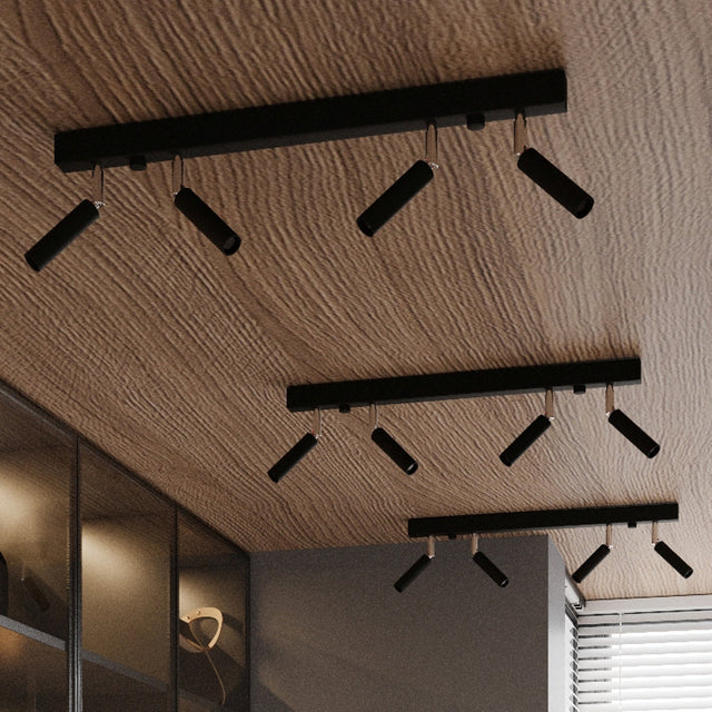 Sollux Lighting Ceiling Lamp EYETECH 4 Black