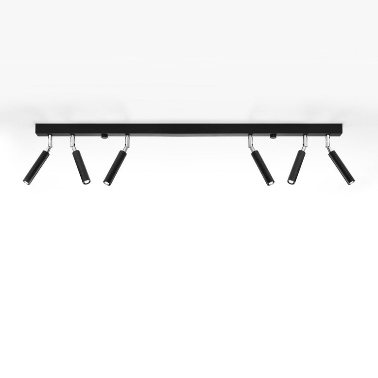 Sollux Lighting Ceiling Lamp EYETECH 6 Black