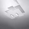 Stylish LED flush mount ceiling light Sollux Lighting Ceiling Lamp Fabiano