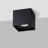 Chic Sollux Lighting HATI Black Flush Ceiling Light
