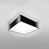 "Modern flush mount ceiling light Sollux Lighting HORUS 35 Black"