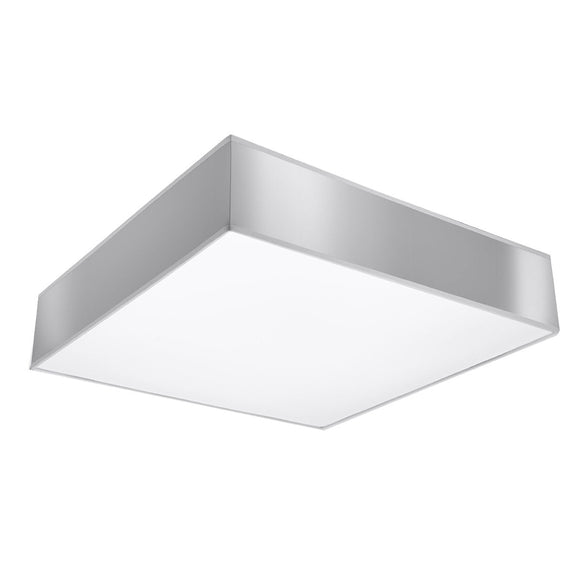 Elegant flush ceiling lamp Sollux Lighting Ceiling lamp HORUS 55 grey