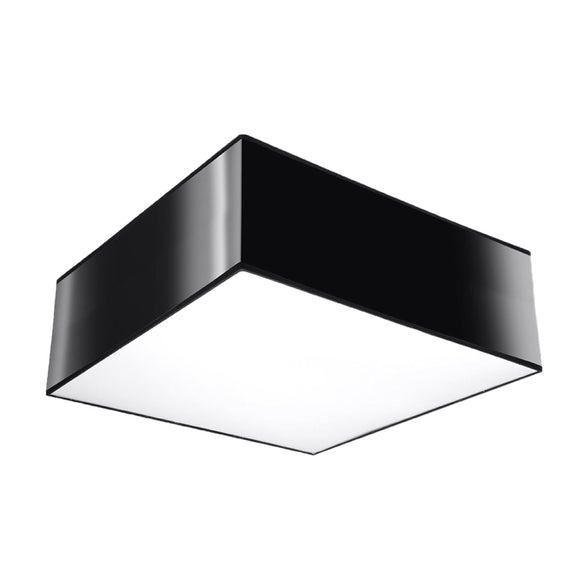 Versatile flush mount light Sollux Lighting HORUS Black