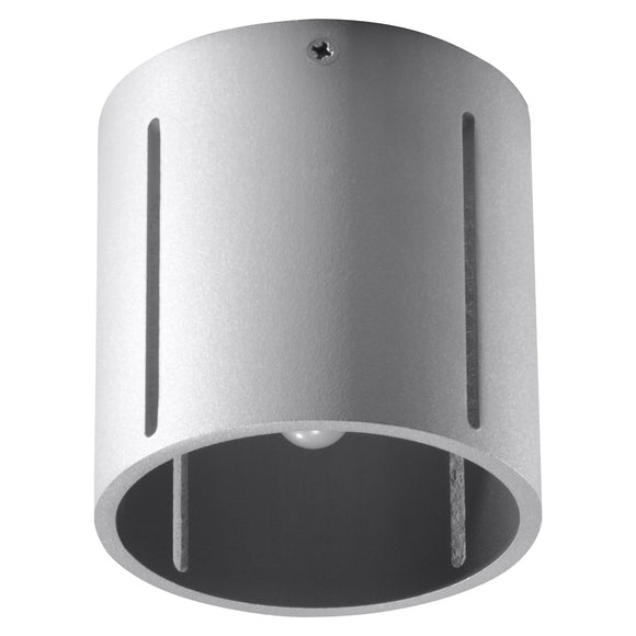 Minimalist flush mount ceiling light Sollux Lighting Ceiling lamp INEZ grey