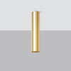 Polished gold flush ceiling lights Sollux Lighting LAGOS 30
